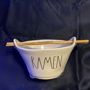 Rae Dunn New ramen bowl with chopsticks